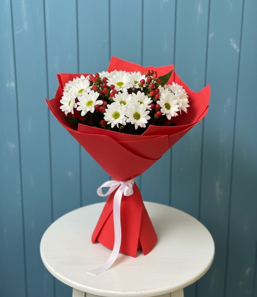 Букет цветов из: Хризантемы в Мурыгино