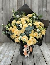 Букет цветов из:  Розы и Лизиантусы в Мурыгино