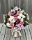 Букет цветов из: Альстромерии, Гвоздики, Розы и Хризантемы в Мурыгино