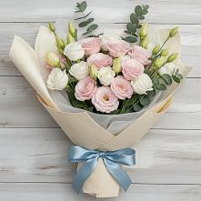 Букет цветов из:  Лизиантусы в Мурыгино