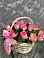 Цветочная композиция из Розы в корзине в Мурыгино