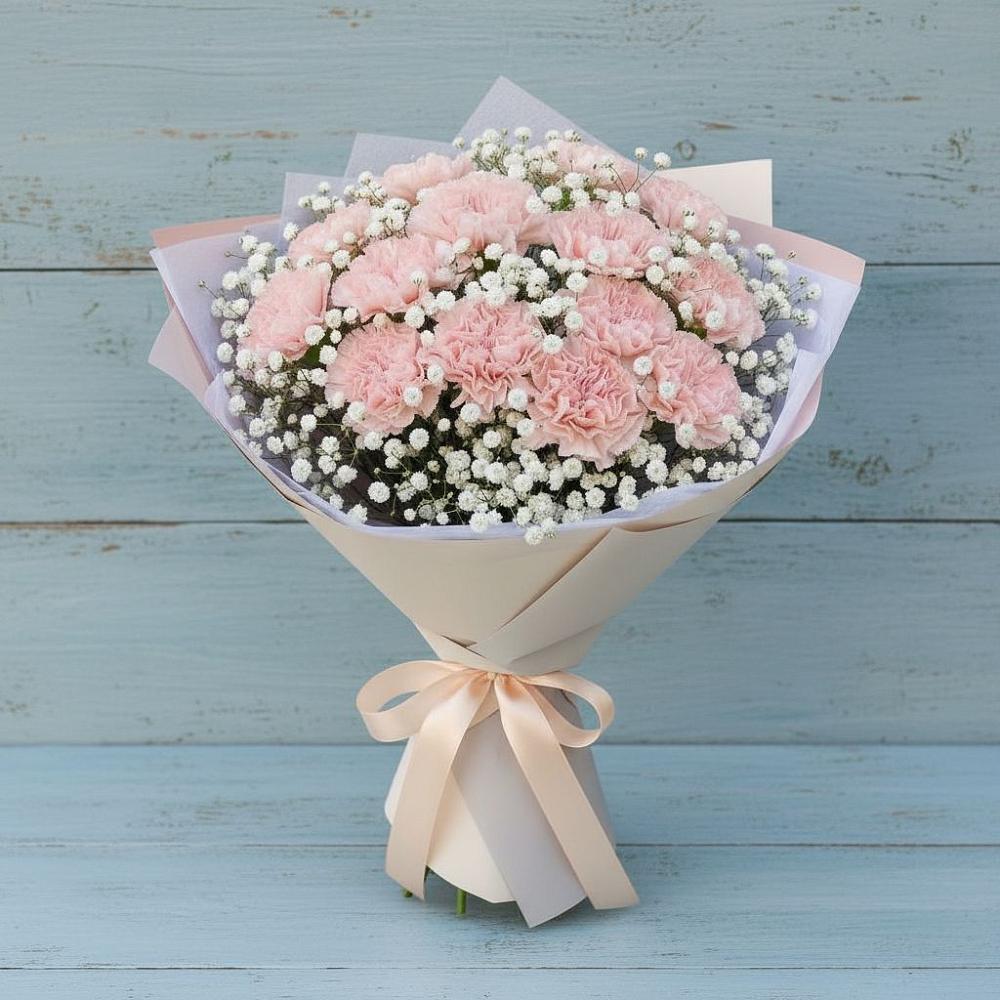 Букет цветов из: Гвоздики в Мурыгино