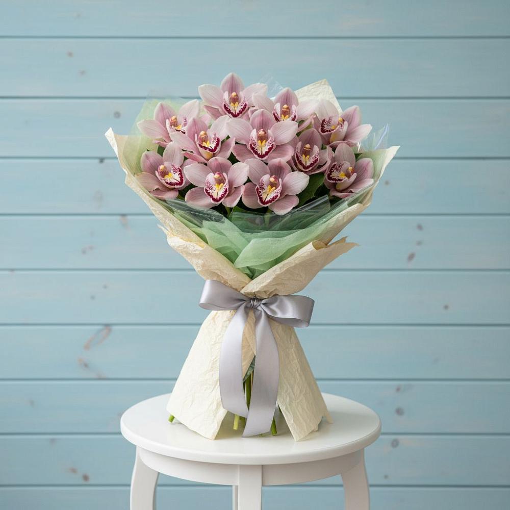 Букет цветов из: Орхидеи и Розы в Мурыгино