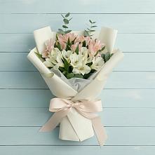 Букет цветов из:  Альстромерии в Мурыгино