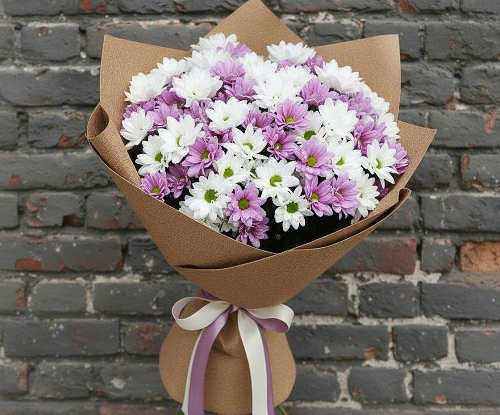 Букет цветов из: Хризантемы в Мурыгино