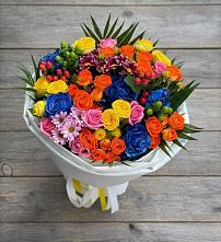 Букет цветов из:  Розы и Хризантемы в Мурыгино