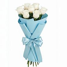 Букет 7 белых роз Проуд #REPLACE_PRED# Мурыгино