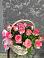 Цветочная композиция из Розы в корзине в Мурыгино