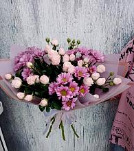 Букет цветов из:  Розы и Хризантемы #REPLACE_PRED# Мурыгино