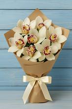 Букет цветов из:  Орхидеи и Розы в Мурыгино