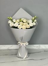 Букет цветов из:  Розы и Лизиантусы в Мурыгино